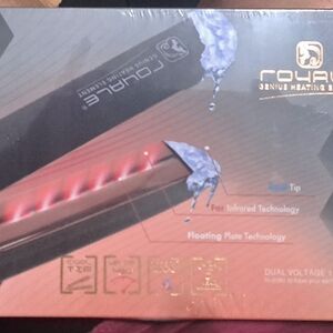 Infrared Hair Straightener with Floating Plate - Black